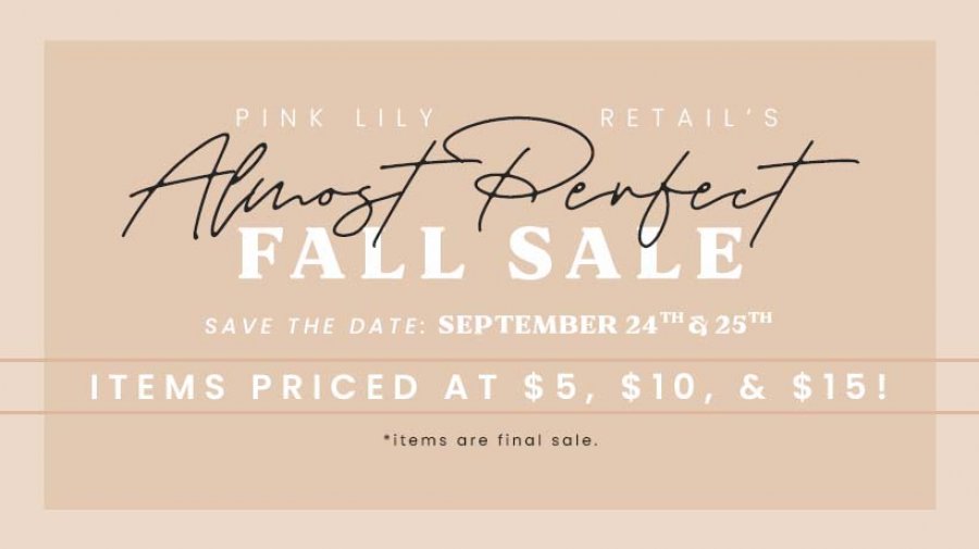 Pink Lily Retail Almost Perfect Fall Sale
