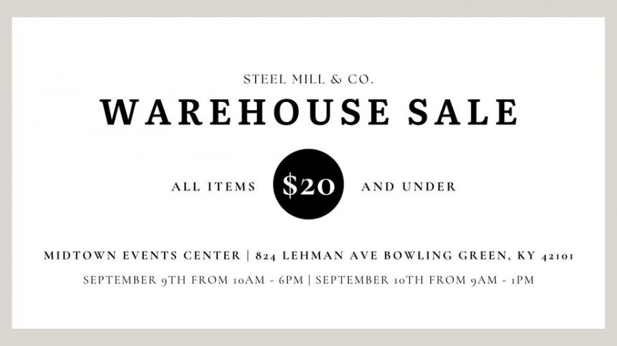 Steel Mill and Co. Warehouse Sale