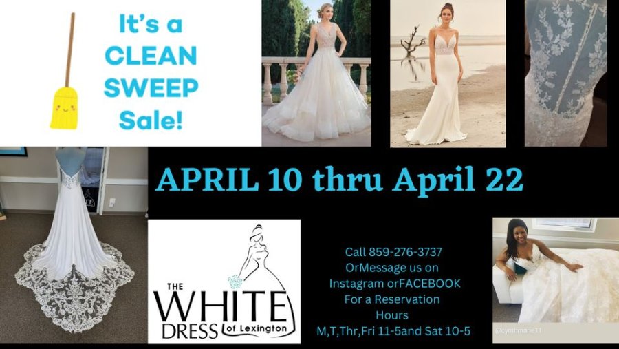 The White Dress of Lexington April Clean Sweep Sale