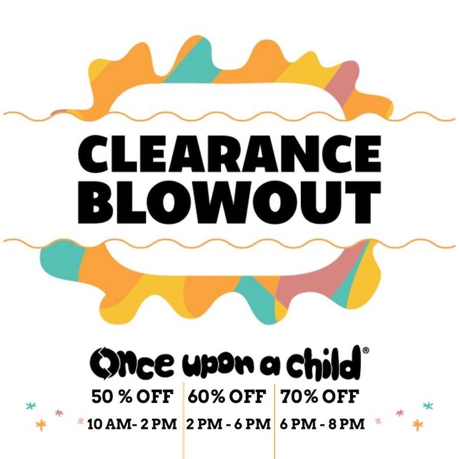 Once Upon A Child Clearance Blowout Sale