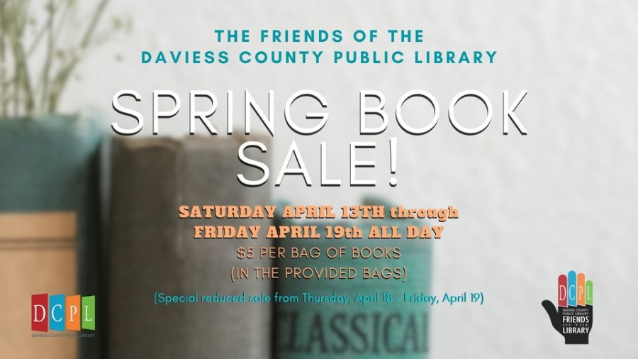 Friends of the Daviess County Public Library Spring Book Sale