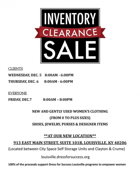 Dress for Success Louisville Clearance Sale